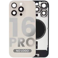 Back Glass w/ MagSafe Magnet For iPhone 16 Pro (No Logo) (Aftermarket) (Desert Titanium)