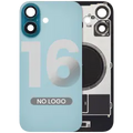 Back Glass w/ MagSafe Magnet For iPhone 16 (No Logo) (Aftermarket) (Teal)