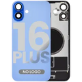 Back Glass w/ MagSafe Magnet For iPhone 16 Plus (No Logo) (Aftermarket) (Ultramarine)