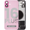 Back Glass w/ MagSafe Magnet For iPhone 16 Plus (No Logo) (Aftermarket) (Pink)