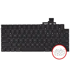 Keyboard W/ Backlight & Screws For MacBook Air 13" (A2681 / Mid 2022) (US English)