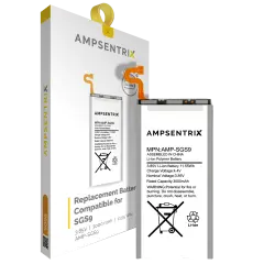 Replacement Battery For Samsung Galaxy S9 (AmpSentrix Pro)