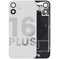 Back Glass w/ MagSafe Magnet & NFC & Flashlight Flex For iPhone 16 Plus (Used OEM Pull: Grade A) (White)