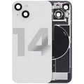 Back Glass w/ MagSafe Magnet & NFC & Flashlight Flex For iPhone 14 (Used OEM Pull: Grade C) (Starlight)