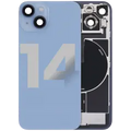 Back Glass w/ MagSafe Magnet & NFC & Flashlight Flex For iPhone 14 (Used OEM Pull: Grade C) (Blue)
