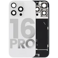 Back Glass w/ MagSafe Magnet & NFC & Flashlight Flex For iPhone 16 Pro (Used OEM Pull: Grade C) (White Titanium)