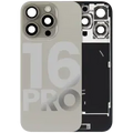 Back Glass w/ MagSafe Magnet & NFC & Flashlight Flex For iPhone 16 Pro (Used OEM Pull: Grade C) (Natural Titanium)