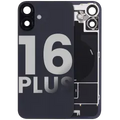 Back Glass w/ MagSafe Magnet & NFC & Flashlight Flex For iPhone 16 Plus (Used OEM Pull: Grade C) (Black)