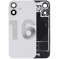 Back Glass w/ MagSafe Magnet & NFC & Flashlight Flex For iPhone 16 (Used OEM Pull: Grade C) (White)