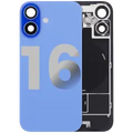 Back Glass w/ MagSafe Magnet & NFC & Flashlight Flex For iPhone 16 (Used OEM Pull: Grade C) (Ultramarine)