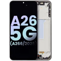 OLED Assembly With Frame Compatible For Samsung Galaxy A26 5G (A266 / 2025) (Service Pack) (Black)