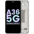 OLED Assembly With Frame For Samsung Galaxy A36 5G (A366 / 2025) (Service Pack) (Lime)