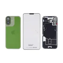 Back Glass with MagSafe Magnet & NFC & Flashlight Flex For iPhone 17 (Genuine OEM) (Sage)