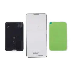 Back Glass w/ MagSafe Magnet & NFC & Flashlight Flex For iPhone 17 Pro Max (Genuine OEM) (Silver)