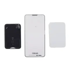 Back Glass w/ MagSafe Magnet & NFC & Flashlight Flex For iPhone 17 Pro (Genuine OEM) (Silver)