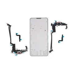 USB-C Charging Port Flex Cable (pSIM) For iPhone 17 Pro Max (Genuine OEM) (UK/EU Version) (Cosmic Orange)