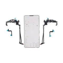 Charging Port Flex Cable (eSIM / mmWave) For iPhone 17 Pro Max (Genuine OEM) (US Version) (Silver)