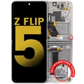 Inner OLED Assembly With Frame For Samsung Galaxy Z Flip 5 5G (US & International) (Refurbished) (Cream)