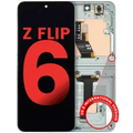 Inner OLED Assembly With Frame Compatible For Samsung Galaxy Z Flip 6 5G (F741) (US & International) (Aftermarket Plus) (Mint)