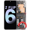 Inner OLED Assembly With Frame For Samsung Galaxy Z Flip 6 5G (US & International) (Service Pack) (Silver Shadow)