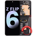 Inner OLED Assembly With Frame For Samsung Galaxy Z Flip 6 5G (US & International) (Service Pack) (Black)