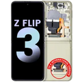Inner OLED Assembly With Frame For Samsung Galaxy Z Flip 3 5G (US & International) (Service Pack) (Cream)