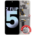 Inner OLED Assembly With Frame For Samsung Galaxy Z Flip 5 5G (US & International) (Service Pack) (Cream)
