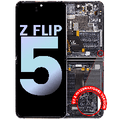 Inner OLED Assembly With Frame For Samsung Galaxy Z Flip 5 5G (US & International) (Service Pack) (Graphite)
