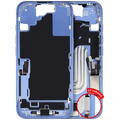 Mid-Frame Housing W/ Charging Port Flex & Small Parts For iPhone 16 (US Version) (Used OEM Pull: Grade B) (Ultramarine)