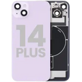 Back Glass w/ MagSafe Magnet & NFC & Flashlight Flex For iPhone 14 Plus (Used OEM Pull: Grade C) (Purple)