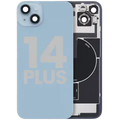 Back Glass w/ MagSafe Magnet & NFC & Flashlight Flex For iPhone 14 Plus (Used OEM Pull: Grade A) (Blue)