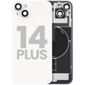 Back Glass w/ MagSafe Magnet & NFC & Flashlight Flex For iPhone 14 Plus (Used OEM Pull: Grade A) (Starlight)