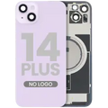 Back Glass w/ MagSafe Magnet For iPhone 14 Plus (Aftermarket) (Purple) (No Logo)