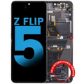 Inner OLED Assembly With Frame For Samsung Galaxy Z Flip 5 5G (US & International) (Aftermarket) (Graphite)