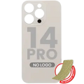 Back Glass With 3M Adhesive For iPhone 14 Pro (No Logo / Large Camera Hole) (Gold)