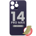 Back Glass With 3M Adhesive For iPhone 14 Pro Max (No Logo / Large Camera Hole) (Deep Purple)
