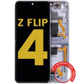 Inner OLED Assembly With Frame For Samsung Galaxy Z Flip 4 5G (US & International Version) (Refurbished) (Blue)