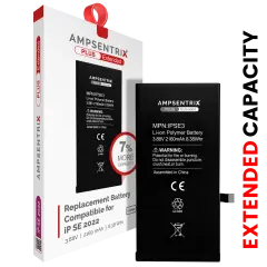 Replacement Battery For iPhone SE (2022) (AmpSentrix) (Plus) (Extended)