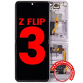 Inner OLED Assembly With Frame Compatible For Samsung Galaxy Z Flip 3 5G (US & International) (Aftermarket Plus) (Lavender)