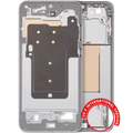 Mid-Frame Housing Compatible For Samsung Galaxy S25 FE 5G (US & International Version) (Icyblue / White)