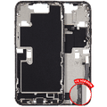 Mid-Frame Housing W/ Charging Port Flex & Small Parts For iPhone 16 Pro Max (US Version) (Used OEM Pull: Grade C) (Natural Titanium)