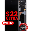 OLED Assembly With Frame For Samsung Galaxy S22 Ultra 5G (US & International Version) (Aftermarket Pro) (120Hz) (Graphite / Sky Blue / Red)