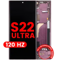 OLED Assembly With Frame For Samsung Galaxy S22 Ultra 5G (US & International Version) (Aftermarket Pro) (120Hz) (Burgundy)