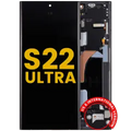 OLED Assembly With Frame For Samsung Galaxy S22 Ultra 5G (US & International Version) (Refurbished) (Graphite / Red / Sky Blue)