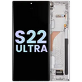 OLED Assembly With Frame For Samsung Galaxy S22 Ultra 5G (Service Pack) (Phantom White)