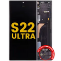 OLED Assembly With Frame For Samsung Galaxy S22 Ultra 5G (US & International Version) (Refurbished) (Phantom Black)