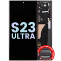 OLED Assembly With Frame For Samsung Galaxy S23 Ultra 5G (US & International) (Service Pack) (Graphite)