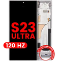 OLED Assembly With Frame For Samsung Galaxy S23 Ultra (US & International) (Aftermarket Pro) (120Hz) (Sky Blue)