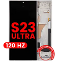 OLED Assembly With Frame For Samsung Galaxy S23 Ultra (US & International) (Aftermarket Pro) (120Hz) (Cream)