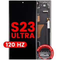 OLED Assembly With Frame For Samsung Galaxy S23 Ultra (US & International) (Aftermarket Pro) (120Hz) (Green)